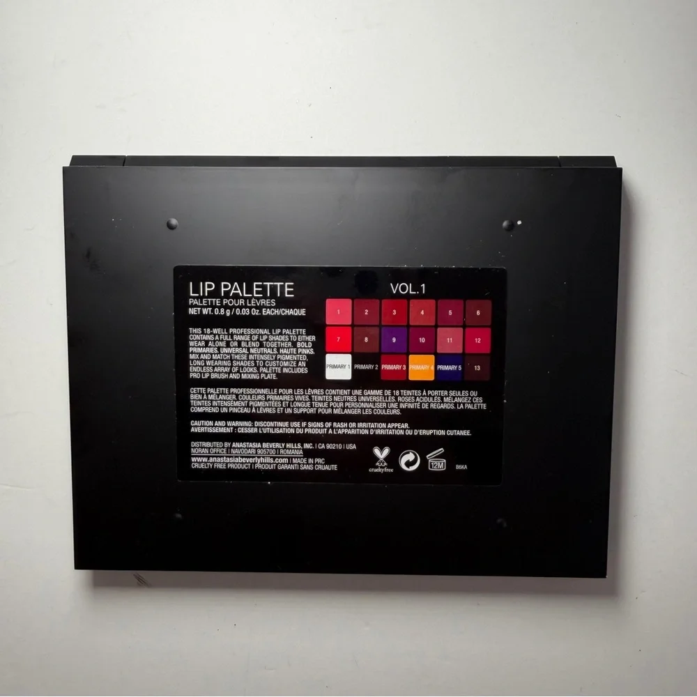 Anastasia Beverly Hills Lip Palette Volume 1